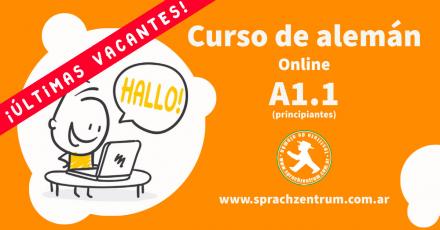 Curso intensivo de alemán online A1.1